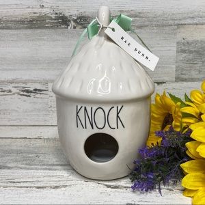 NWT Rae Dunn Adorable Tiki Hut “KNOCK” Bir…
